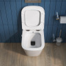 Подвесной безободковый унитаз BELBAGNO DUE BB3103CHR-BS/SC