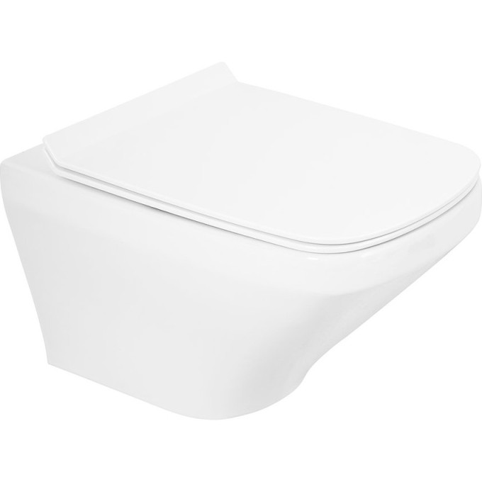 Подвесной безободковый унитаз BELBAGNO SELA BB3201CHR