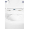 Подвесной безободковый унитаз с сиденьем микролифт BELBAGNO TRE BB8001CHR/SC