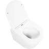 Подвесной безободковый унитаз с сиденьем микролифт BELBAGNO TRE BB8001CHR-SC