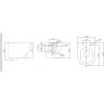 Подвесной безободковый унитаз с сиденьем микролифт BELBAGNO UNO BB3105CHR/SC