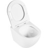 Подвесной безободковый унитаз с сиденьем микролифт BELBAGNO UNO BB3105CHR/SC