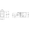 Приставной унитаз BELBAGNO PRADO BB10150CB