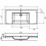 Раковина 100x48 см BELBAGNO ANCONA-N EA-1000-LVB