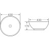 Раковина 43x43 см BELBAGNO BB1077