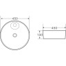 Раковина 45x45 см BELBAGNO BB1306