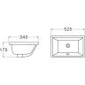 Раковина 52,5x34 см BELBAGNO BB1009