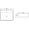 Раковина 52x42 см BELBAGNO BB1367