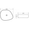 Раковина 55x40 см BELBAGNO BB1435