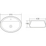 Раковина 57x43 см BELBAGNO BB1399
