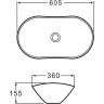 Раковина 60,5x36 см BELBAGNO BB1404-H311