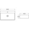 Раковина 60x42 см BELBAGNO BB1338