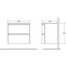 Раковина 60x42 см BELBAGNO PROSPERO BB600DVB