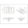 Раковина 71x39,5 см BELBAGNO BB700/390ETL