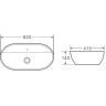 Раковина 82x41 см BELBAGNO BB1347