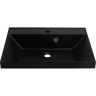Раковина BELBAGNO BB600/450-LV-ART-AST-NERO из искусственного камня, чёрная, 600x450x150 мм