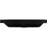 Раковина BELBAGNO BB700/450-LV-ART-AST-NERO из искусственного камня, чёрная, 700x450x150 мм