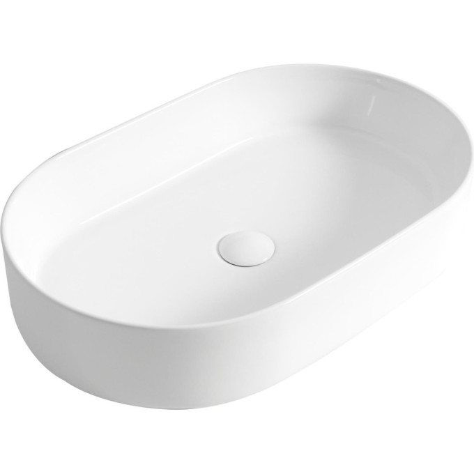Раковина керамическая BELBAGNO BB1479 накладная, овальная, 610x385x120
