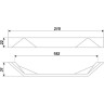 Ручка мебельная BELBAGNO AURORA RS268CP.4/192