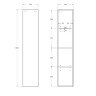 Шкаф подвесной BELBAGNO KRAFT-1600-1A-SC-GSO