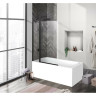Шторка для ванны 100 см BELBAGNO UNO-V-11-100/150-C-Cr