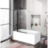 Шторка для ванны 100 см BELBAGNO UNO-V-11-100/150-C-NERO