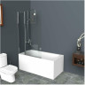 Шторка для ванны 120 см BELBAGNO UNO-V-11-120/150-P-Cr