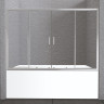 Шторка для ванны 150-180 см BELBAGNO UNIQUE-VF-2-150/180-140-C-Cr