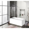 Шторка для ванны 80 см BELBAGNO UNO-V-1-80/150-C-Cr