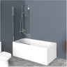 Шторка для ванны 85 см BELBAGNO UNO-V-1-85/150-C-Cr