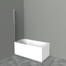 Шторка для ванны 90 см BELBAGNO UNO-V-1-90/150-C-Cr
