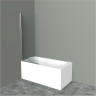 Шторка для ванны 90 см BELBAGNO UNO-V-1-90/150-C-Cr