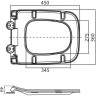 Сиденье для унитаза с микролифтом BELBAGNO SELA BB3201SC