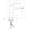 Смеситель BELBAGNO ARDENTE-LVM-CRM-W0