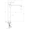 Смеситель BELBAGNO AURORA-LMC-CRM-W0