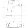 Смеситель для биде BELBAGNO MARINO MARINO-BD-CRM-W0