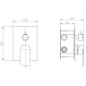 Смеситель для душа BELBAGNO NOVA NOV-SDM-IN