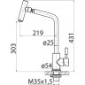 Смеситель для кухни BELBAGNO BB-LAM16-IN