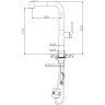 Смеситель для кухни BELBAGNO BB-LAM60-NERO