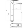 Смеситель для кухни BELBAGNO SALUTO SAL-LAM-CRM
