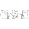 Смеситель для кухни BELBAGNO TANARO TAN-LACM-CRM