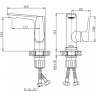 Смеситель для раковины BELBAGNO ANCONA ANCONA-LMC-CRM