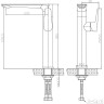 Смеситель для раковины BELBAGNO ANCONA ANCONA-LMC2-CRM