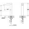 Смеситель для раковины BELBAGNO ARLIE ARL-LMC-CRM