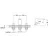 Смеситель для раковины BELBAGNO ARLIE ARL-LTF-CRM