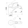Смеситель для раковины BELBAGNO CORSO COR-LVM-CRM