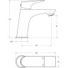 Смеситель для раковины BELBAGNO MARINO MARINO-LVM-CRM-W0