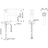 Смеситель для раковины BELBAGNO ROSO ROS-LVM-CRM