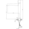 Смеситель для раковины BELBAGNO UNO UNO-LMC-CRM