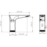 Смеситель для раковины бесконтактный BELBAGNO KRAFT KRAFT-ELV-CRM